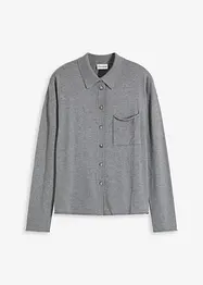 Finstickad skjorta, bonprix