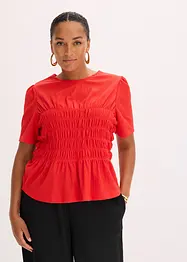 Topp med smock, bonprix