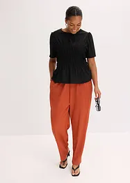 Topp med smock, bonprix