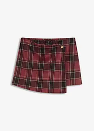 Korta kjolshorts med dekorknapp, bonprix