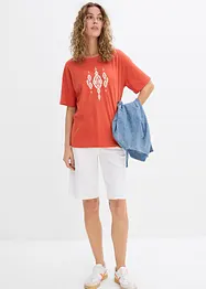 T-shirt med tryck, bonprix