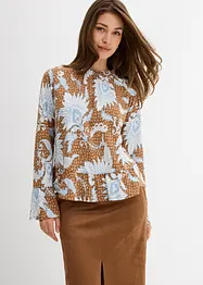 Blus av mjuk modalmix, bonprix