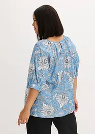 Blus av fintrådig viskosmix, bonprix