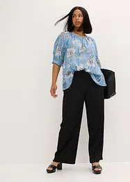 Blus av fintrådig viskosmix, bonprix