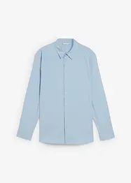 Långärmad skjorta med bomull och stretch, Regular Fit, bonprix