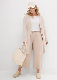 Tunn lång cardigan i mjuk viskos, bonprix