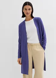 Tunn lång cardigan i mjuk viskos, bonprix