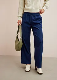 Palazzobyxa med yllelook, bonprix