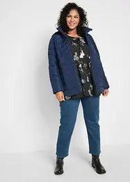 Tunn täckjacka med avtagbar huva, bonprix