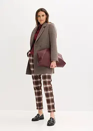 Kort kappa med yllelook, bonprix