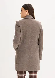 Kort kappa med yllelook, bonprix