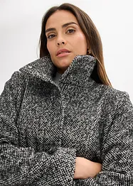 Avslappnad tunn kappa med yllelook, bonprix