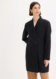 Kort kappa med yllelook, bonprix
