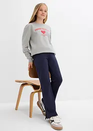 Utsvängd barnbyxa med slits, bonprix