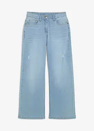 Wide Leg Jeans Mid Waist för barn, bonprix