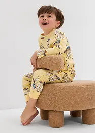 Pyjamas i ren ekologisk bomull (4 delar), bonprix