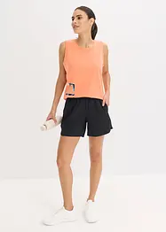 Luftiga funktionsshorts med sidfickor, snabbtorkande, bonprix