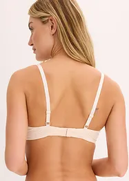 BH med formpressade kupor och glansiga effekter, bonprix