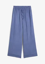 Vid dra-på byxa av luftig muslin, bonprix