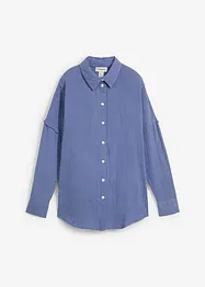 Oversize-skjorta av luftig muslin, bonprix