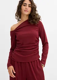 One shoulder-topp av kräpp, bonprix