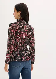 Knytblus av chiffong, bonprix