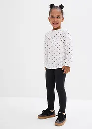 Långärmad topp av ekologisk bomull (3-pack), bonprix