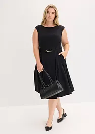 Klänning med skärp (2-pack), bonprix