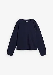 Långärmad topp av ren bomull, bonprix