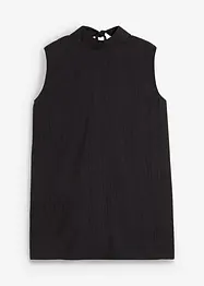 Långt linne av viskosmaterial med struktur, bonprix