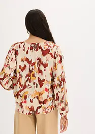 Blus med metalliserat garn, bonprix