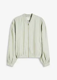 Blusjacka av glansigt material, bonprix