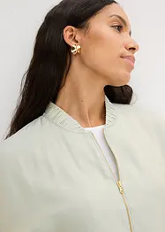 Blusjacka av glansigt material, bonprix