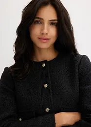 Blusjacka i mjuk bouclé, bonprix