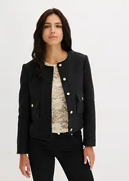 Blusjacka i mjuk bouclé, bonprix