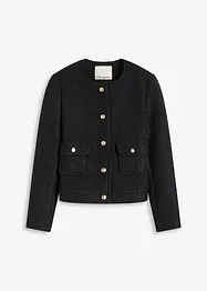 Blusjacka i mjuk bouclé, bonprix