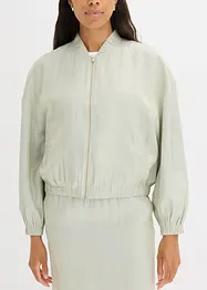 Blusjacka av glansigt material, bonprix