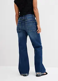 Straight jeans medelhög midja, bonprix