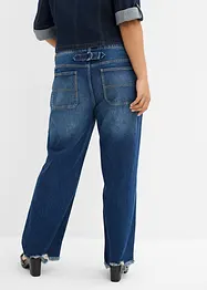 Straight jeans medelhög midja, bonprix