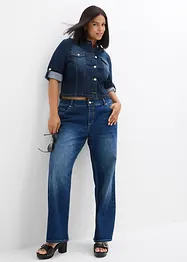Straight jeans medelhög midja, bonprix