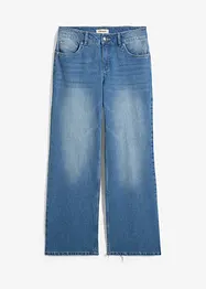 Straight jeans medelhög midja, bonprix