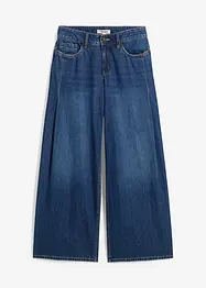 Wide Leg Jeans med medelhög midja, bonprix