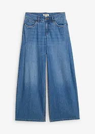 Wide Leg Jeans med medelhög midja, bonprix