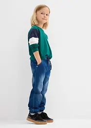 Dra på-jeans i trikå, regular fit, Straight, bonprix