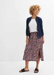 Midikjol av viskos, bonprix