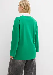 Pikétröja av interlockmaterial, bonprix