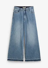 Wide Leg Jeans, cropped, bonprix