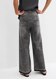 Wide Leg Jeans, cropped, bonprix