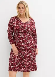 Jerseyklänning av stabil kräpp, bonprix