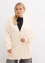 Stickad långkofta, bonprix